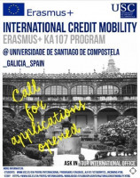 Объявляется конкурс к подаче заявок на международную кредитную мобильность Эразмус + [KA107] с Университетом Сантьяго де Компостела (УСК) (Испания) в соответствии с подписанным нами межведомственным соглашением по проекту 2019-2022 гг.