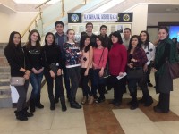 A visiting session in Karaganda Regional local history Museum for the students of specialty "Tourism" Department  "Tourism and catering"
