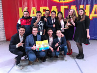 Students of the faculty of business and law became the owners of the GRAND PRIX game of KVN for the Cup of Akim of Karaganda region, dedicated to the 20th anniversary of Astana.