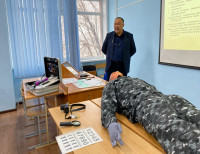 Professor Balgimbekov D. U. of the Department of "General Legal and special disciplines" held a demonstration lesson on the discipline: "Production of pre-trial investigation of economic crimes»