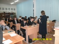 A visit of class hour is in Gymnasium №1
