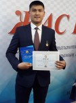 The winners of the contest «The Best student-2018» Kanatuly Zhanaidar and Garifullina Asiya