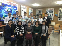 MEETING WITH STUDENTS OF ZHEZKAZGAN COLLEGE OF "BUSINESS AND TRANSPORTATION" AND THEIR PARENTS