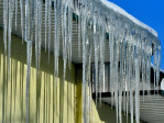 Be careful from icicles!