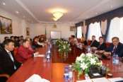 В Карагандинском экономическом университете Казпотребсоюза прошла встреча координатора УШОС