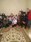 Volunteers congratulated the children on the New Year!