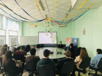 Technological business incubator "coworking center "Dostyk" organized a master class on the topic «How to make a convincing startup presentation: step-by-step algorithm »