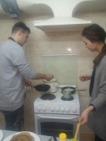 Master class in pancake preparation