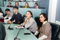 Reporting meeting with the population of the Department of ecology in the Karaganda region.